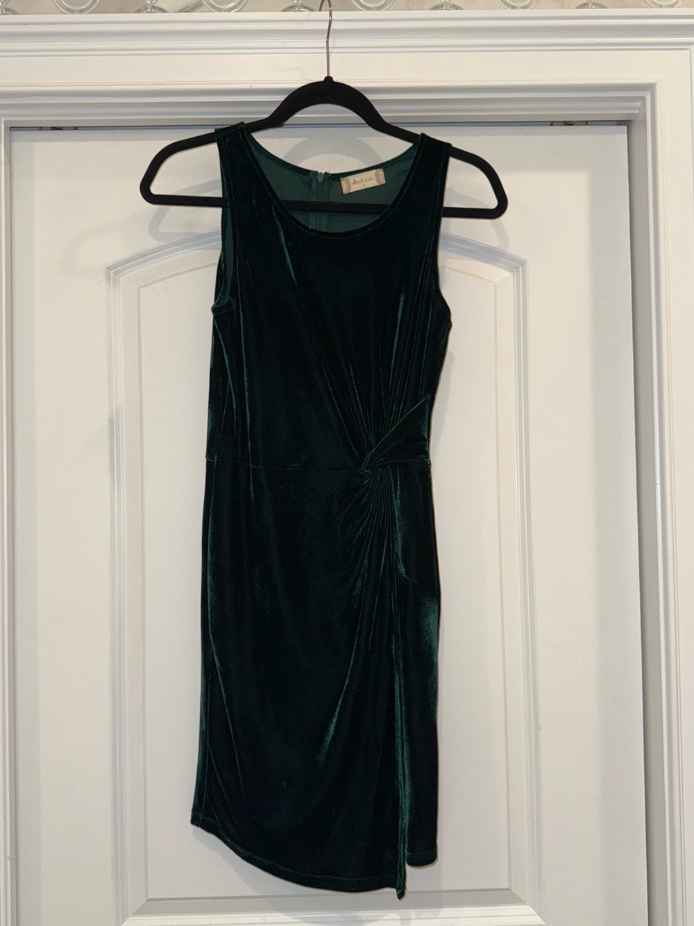 Altar’d State velvet emerald holiday dress